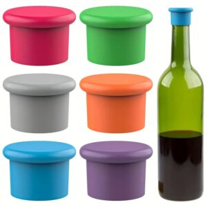 Reusable Leak-Proof Silicone Wine Bottle Caps