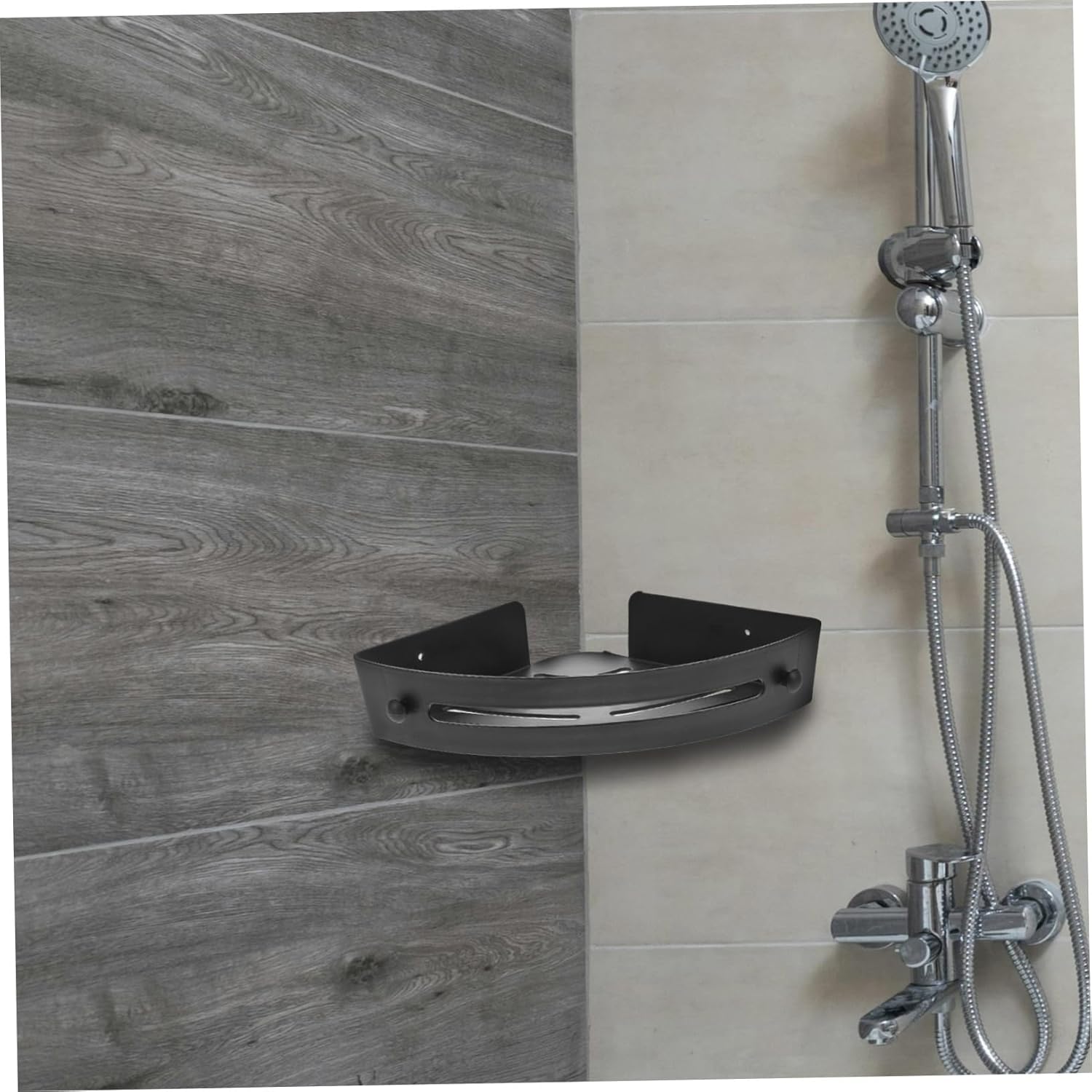 1 Piece Plastic Corner Shelf For Bathroom